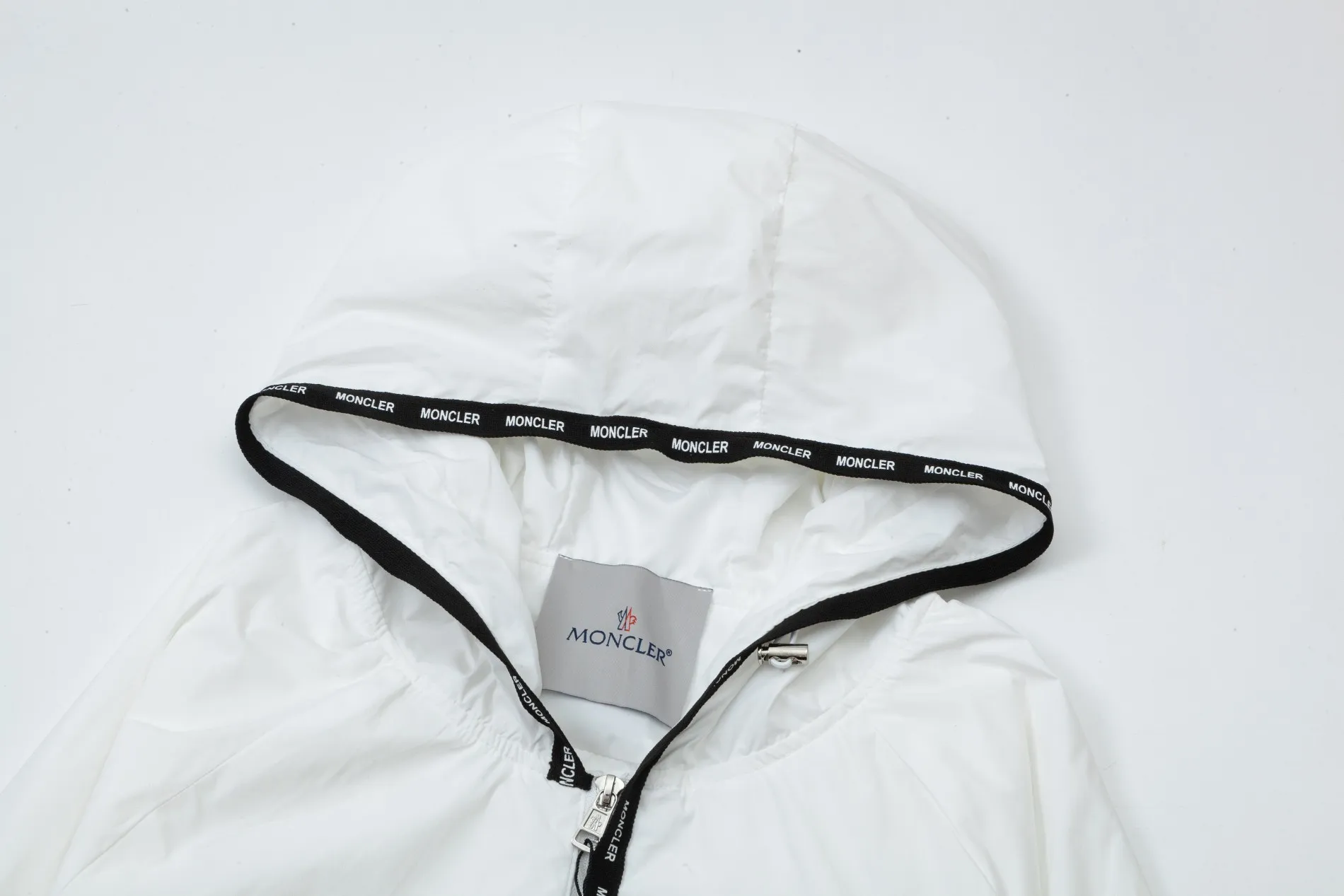 2024 MONCLER logo Authentic Premium Factory Versatile ！ ：White Gray Black Size：M 4XL